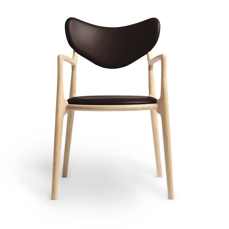 Salon by Ro Collection in Sæbebehandlet eg, Rio Leather Choco – product photo