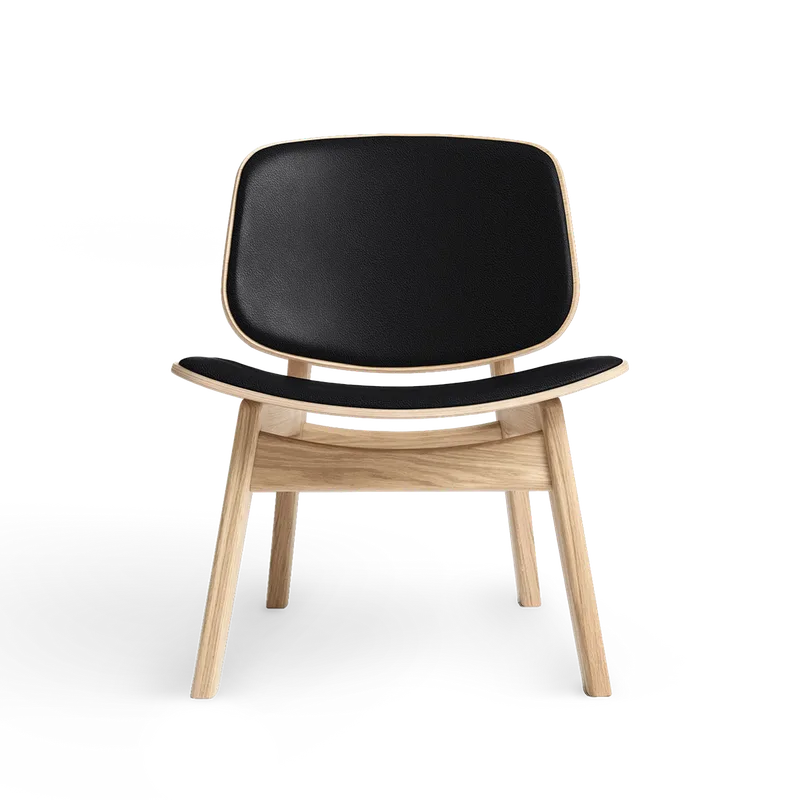 Pandora Lounge de Ro Collection en Soaped Oak, Rio Leather Black – photo du produit