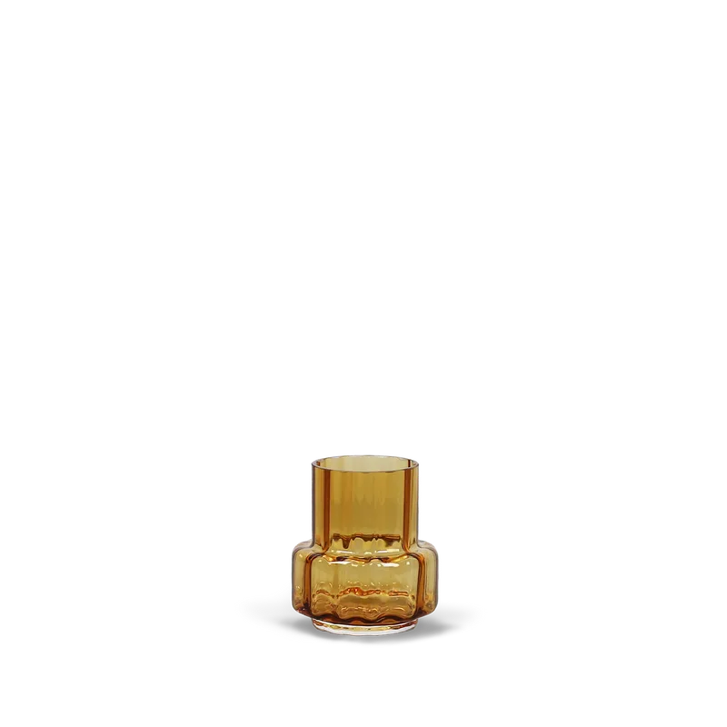 Hurricane Reflections Tealight no. 25 von Ro Collection in Amber – Produktfoto
