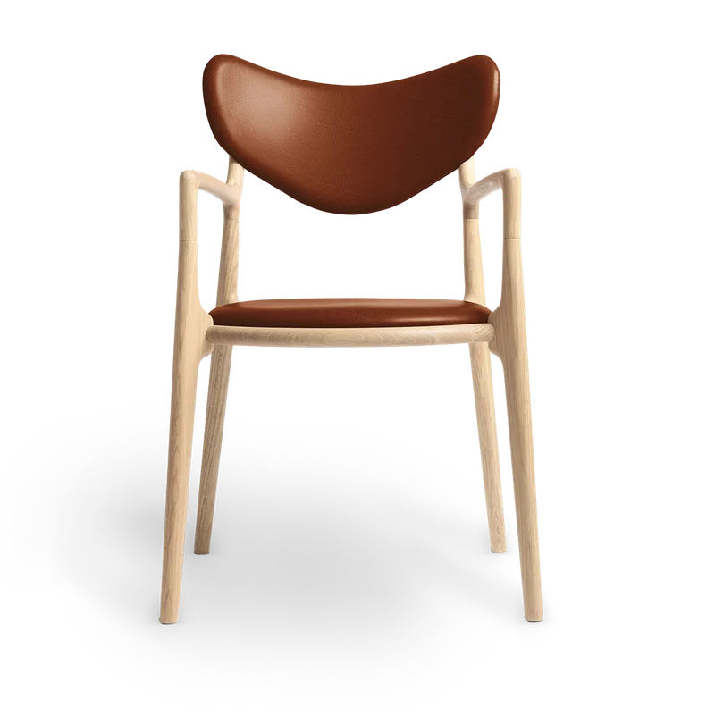 Salon van Ro Collection in Sæbebehandlet eg, Rio Leather Cognac – productfoto