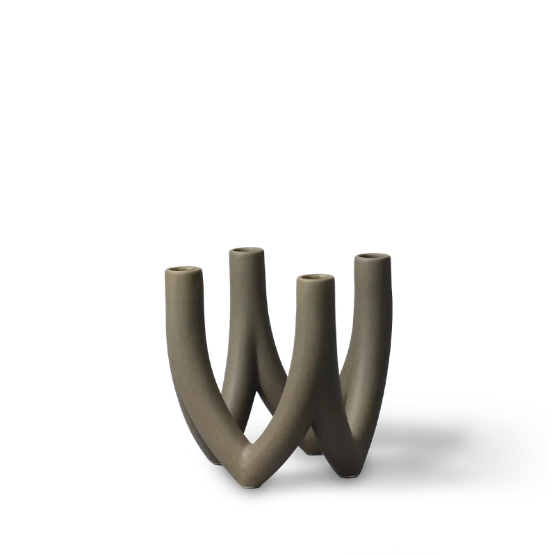 Chandelier Four armed van Ro Collection in Dark stone – productfoto