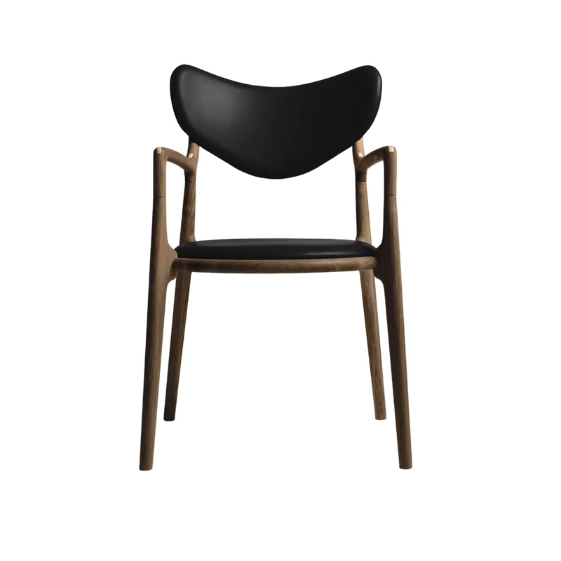 Salon by Ro Collection in Røget eg, Rio Leather Black – product photo