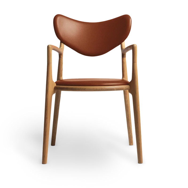 Salon by Ro Collection in Olieret eg, Rio Leather Cognac – product photo