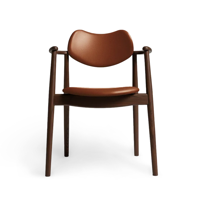 Regatta van Ro Collection in Smoked Oak, Rio Leather Cognac – productfoto