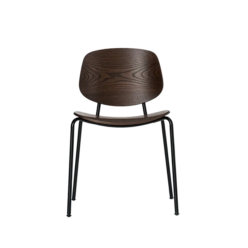 Pandora Dining Steel by Ro Collection in Black, Smoked Oak – product photo