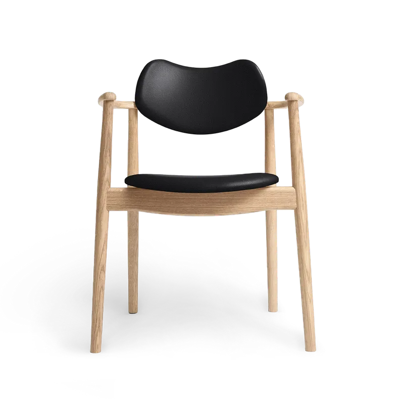 Regatta by Ro Collection in Soaped Oak, Rio Leather Black – product photo