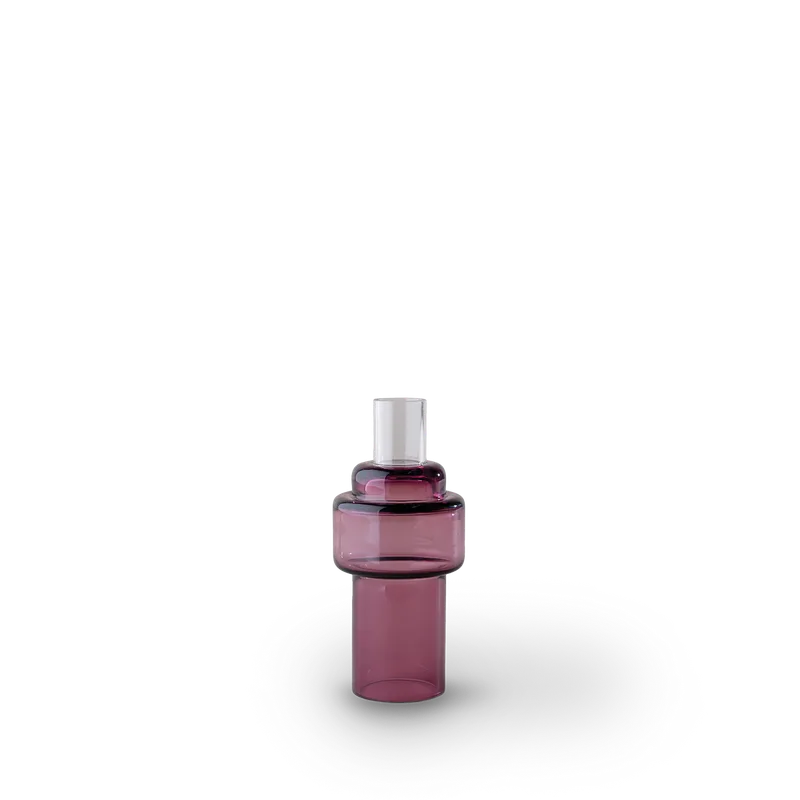 Glass Candlestick no. 55 by Ro Collection in Heather – product photo