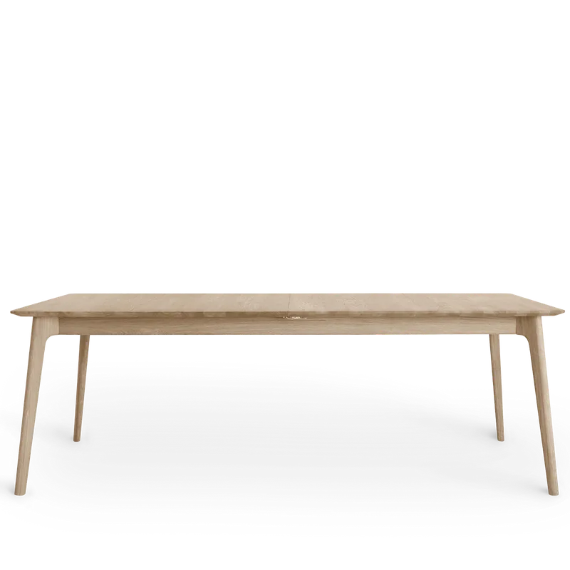 Salon spisebord med udtræk de Ro Collection en 190/290x90, Sæbebehandlet eg – photo du produit