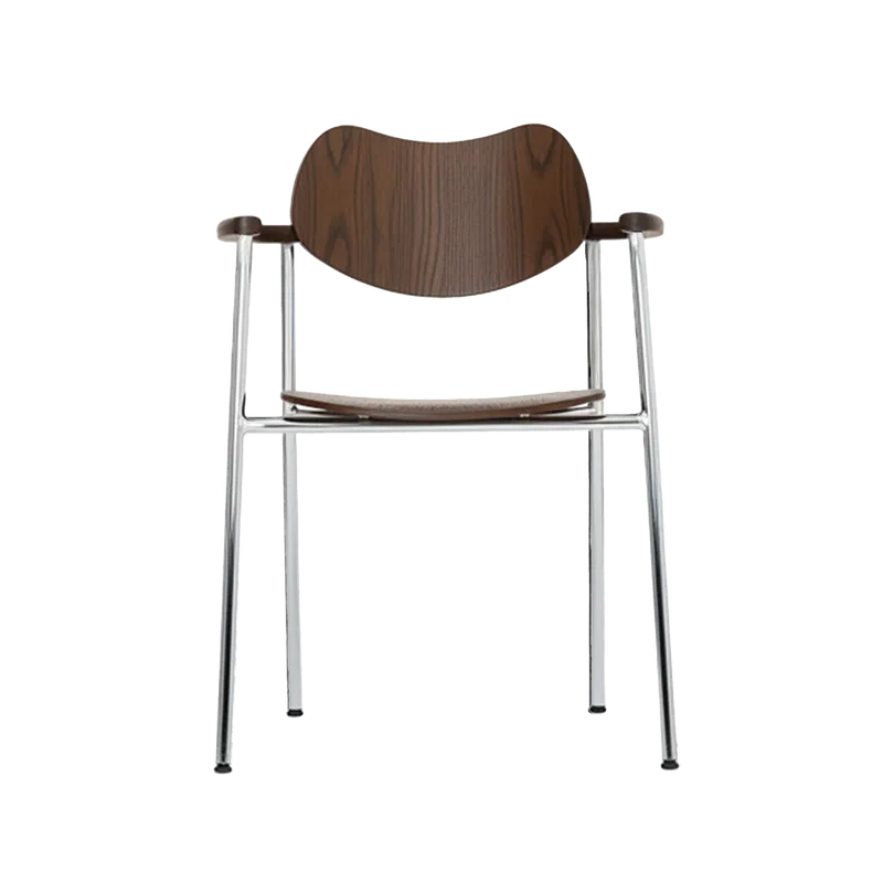 Regatta Steel by Ro Collection in Chrome, Smoked Oak – product photo