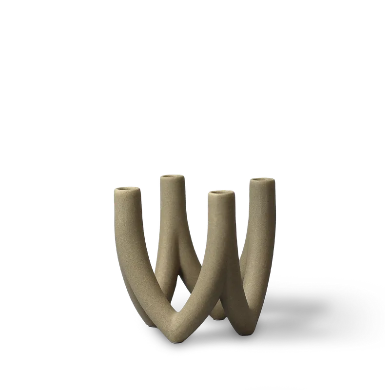 Chandelier Four armed van Ro Collection in Light stone – productfoto