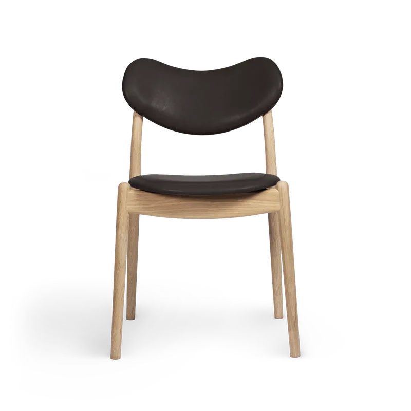Hybrid van Ro Collection in Soaped Oak, Vacona Leather Dark Chokolate – productfoto 3 van 3