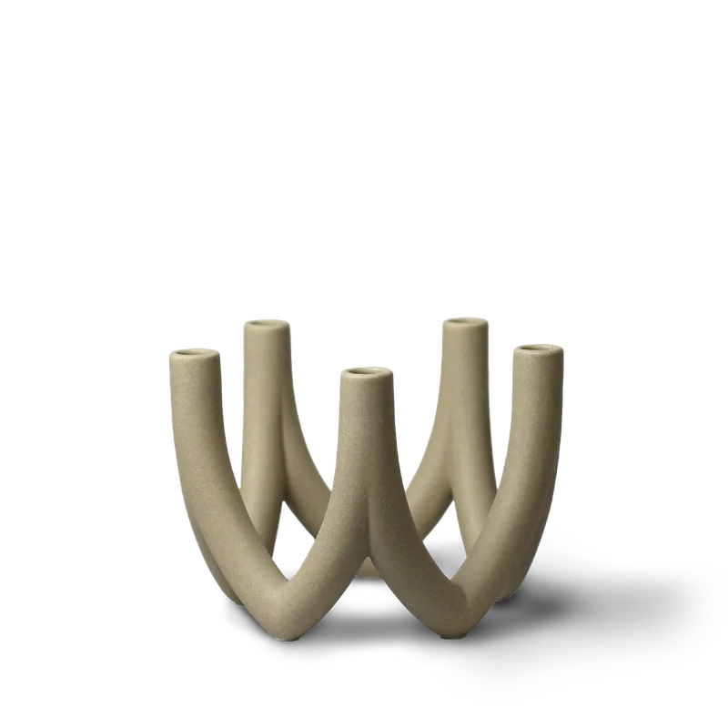 Chandelier Five armed - Light stone by Ro Collection – product photo