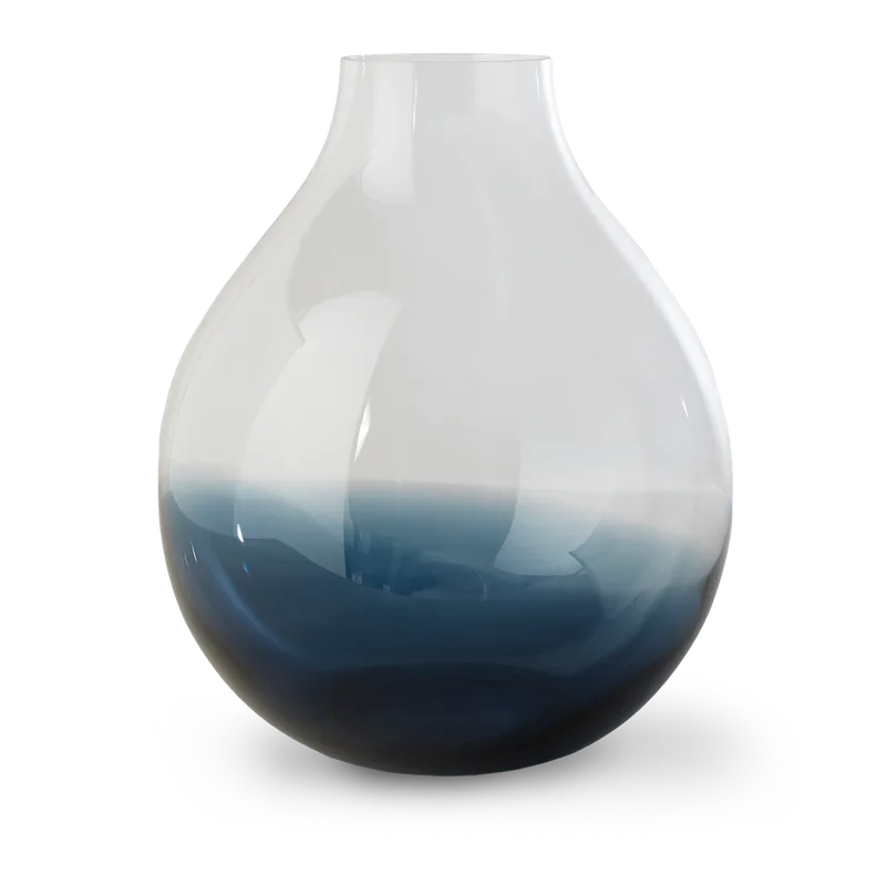 Flower Vase no. 24 by Ro Collection in Indigo blue – product photo