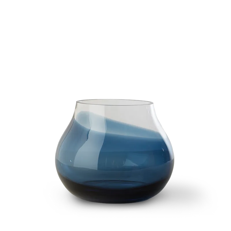 Flower Vase no. 23 by Ro Collection in Indigo blue – product photo