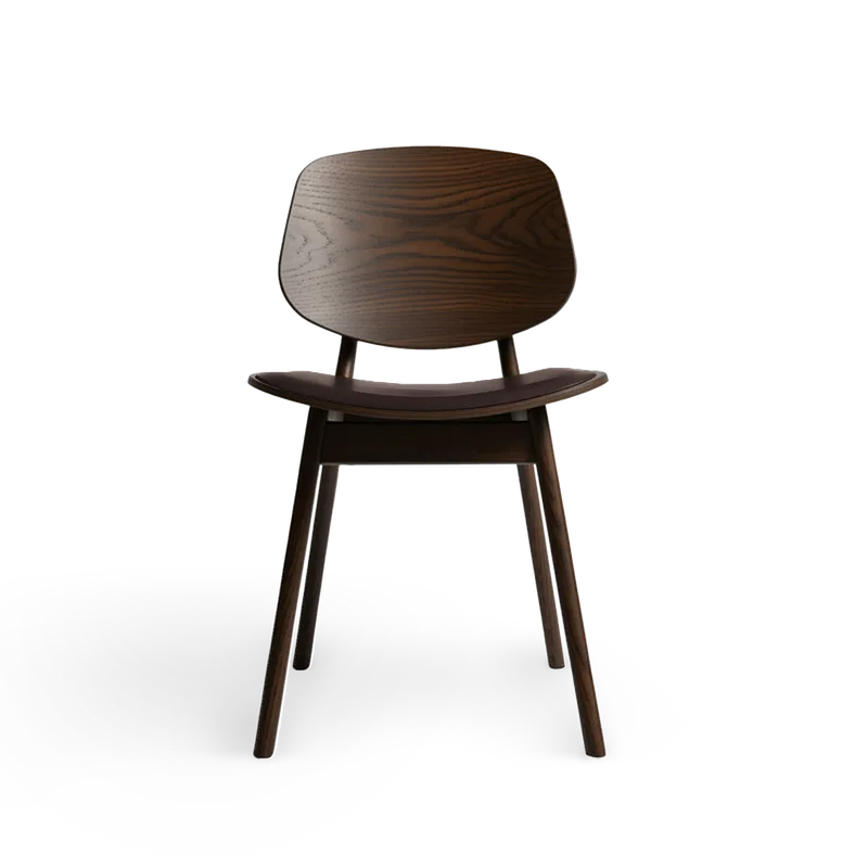 Pandora Dining von Ro Collection in Smoked Oak, Rio Leather Choco – Produktfoto
