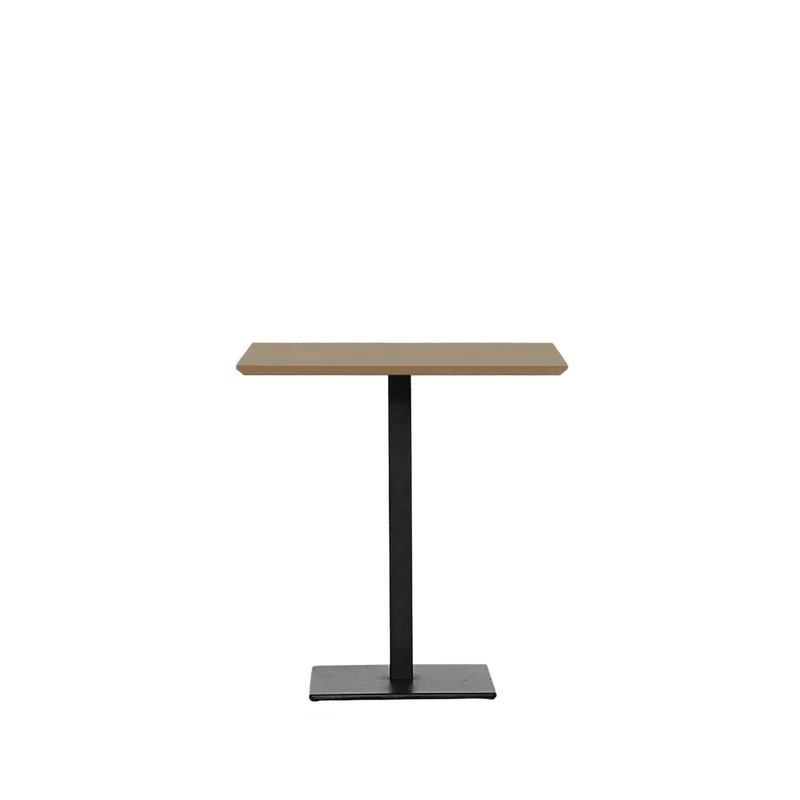 Galley Café Table / Laminate by Ro Collection in 70 / 70, Laminate / Kashmir, Black – product photo