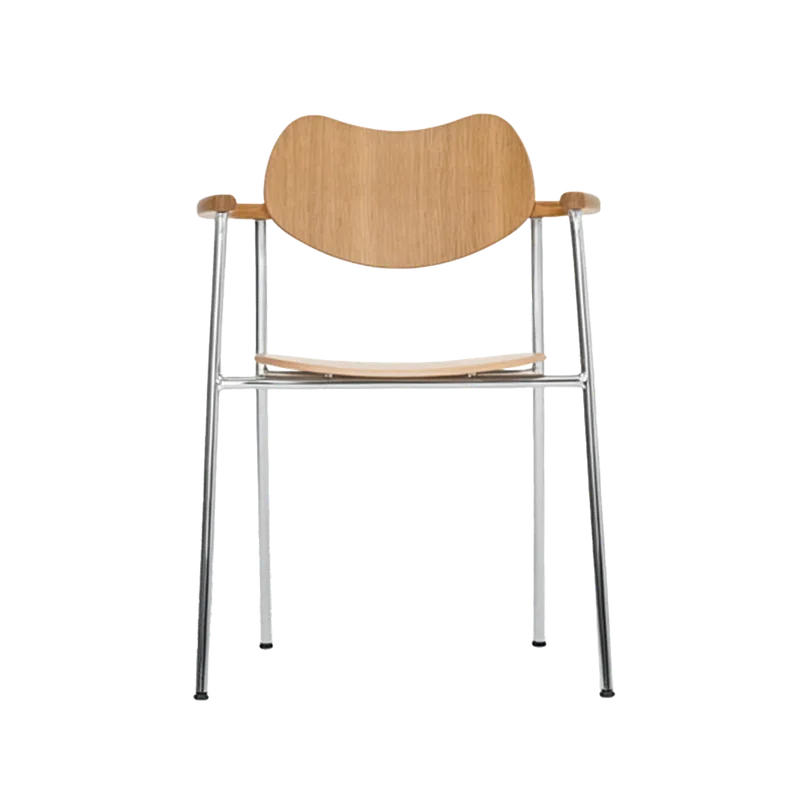 Regatta Steel by Ro Collection in Chrome, Oiled Oak – product photo