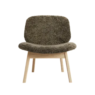 Pandora Lounge Sheepskin by Ro Collection in Soaped Oak, Sahara – product photo 2 of 2