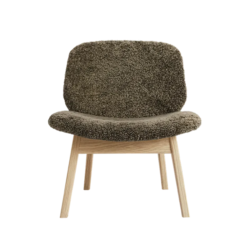 Pandora Lounge Sheepskin by Ro Collection in Soaped Oak, Sahara – product photo 2 of 2