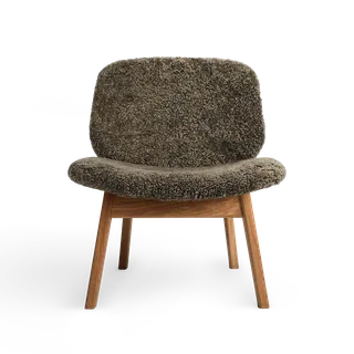 Pandora Lounge Sheepskin by Ro Collection in Oiled Oak, Sahara – product photo 2 of 2
