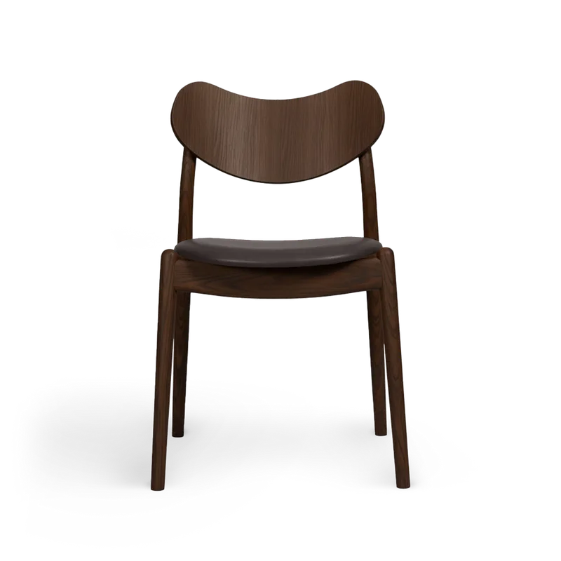 Hybrid by Ro Collection in Smoked Oak, Vacona Leather Dark Chokolate – product photo