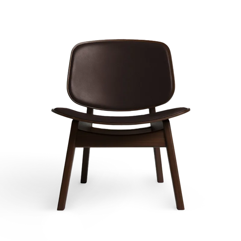 Pandora Lounge de Ro Collection en Smoked Oak, Rio Leather Choco – photo du produit