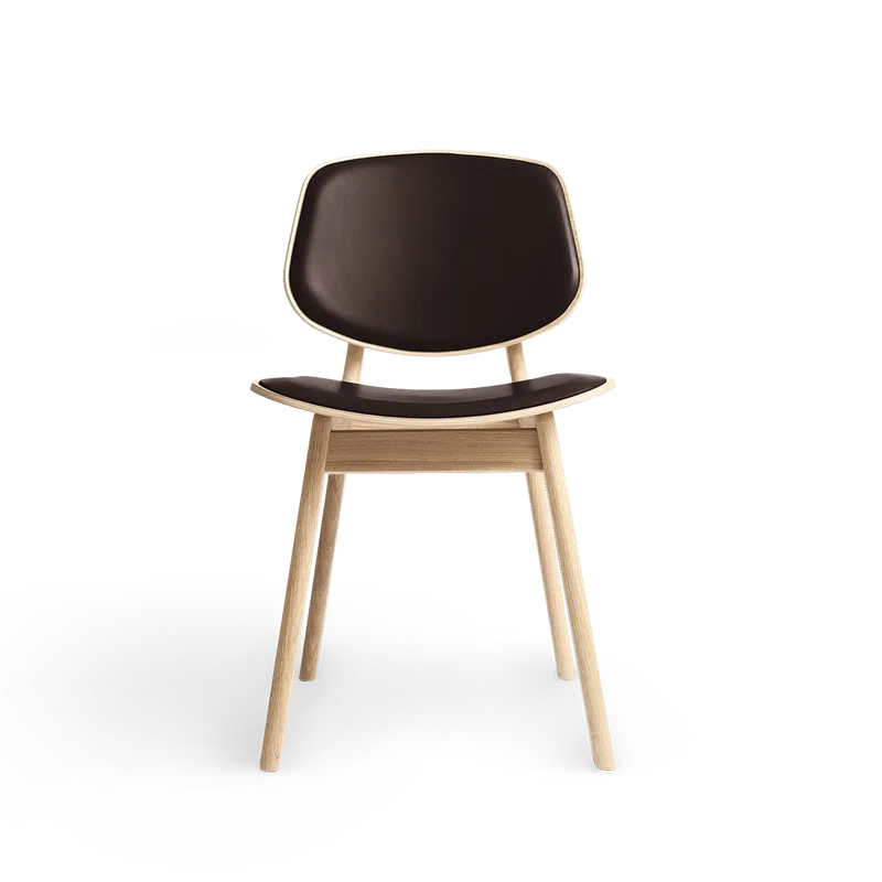 Pandora Dining by Ro Collection in Soaped Oak, Rio Leather Choco – product photo