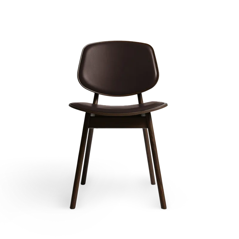 Pandora Dining by Ro Collection in Smoked Oak, Rio Leather Choco – product photo