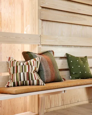 Ida by Røros Tweed in Olive Burgundy – interior photo 3 of 5