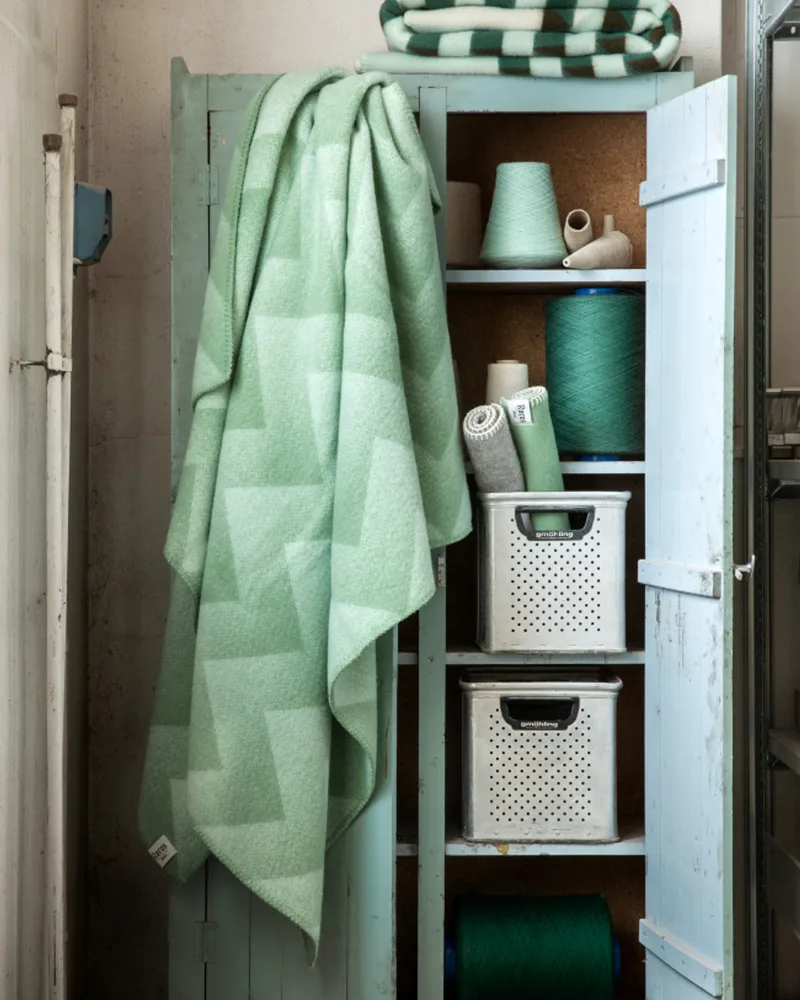 Lynild by Røros Tweed in Mint – interior photo 8 of 9