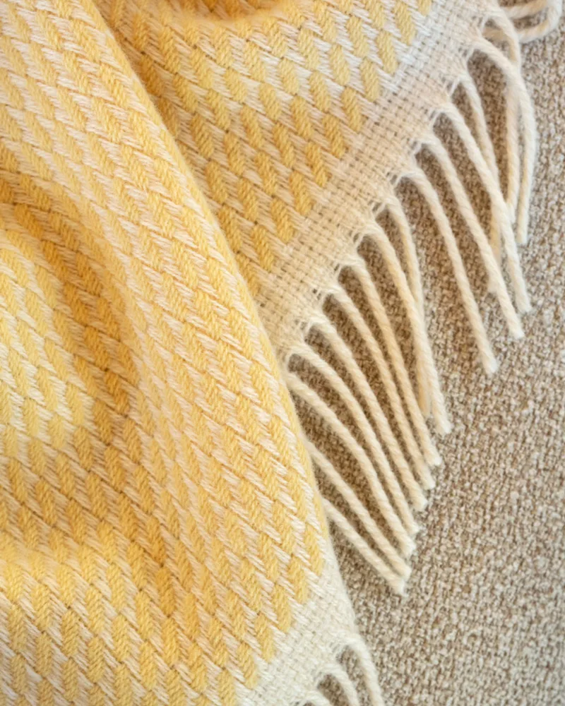 Mello by Røros Tweed in Lemon yellow – interior photo 4 of 7