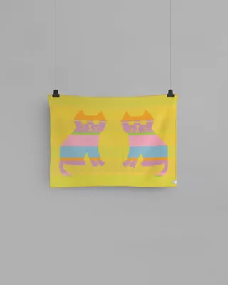 Cool Cats van Røros Tweed in Multi – productfoto 2 van 7