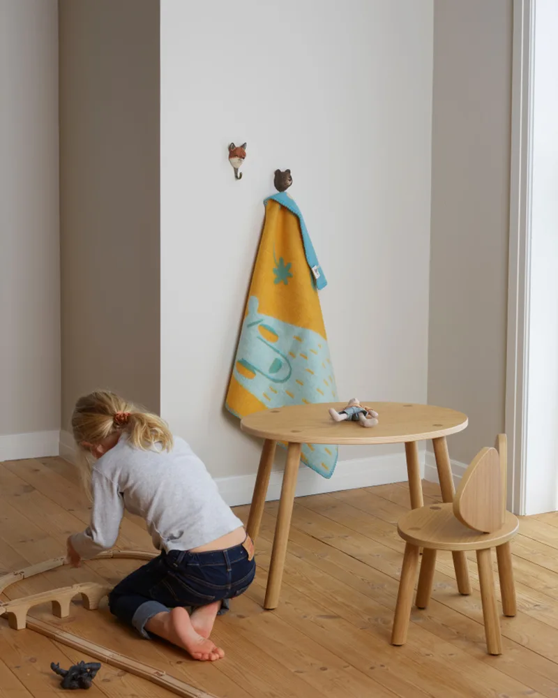 Bamse by Røros Tweed in Turquoise/orange – interior photo 6 of 7