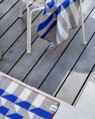 Kvam van Røros Tweed in Blue – sfeerfoto 3 van 4