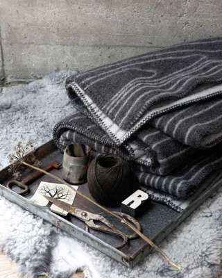 Skog by Røros Tweed in Grey/natural – interior photo 4 of 5