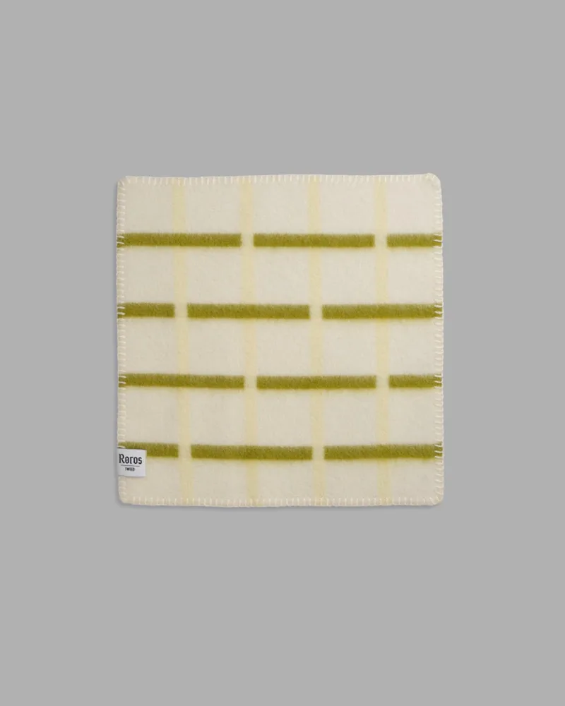 Knut van Røros Tweed in Lime – productfoto 3 van 3