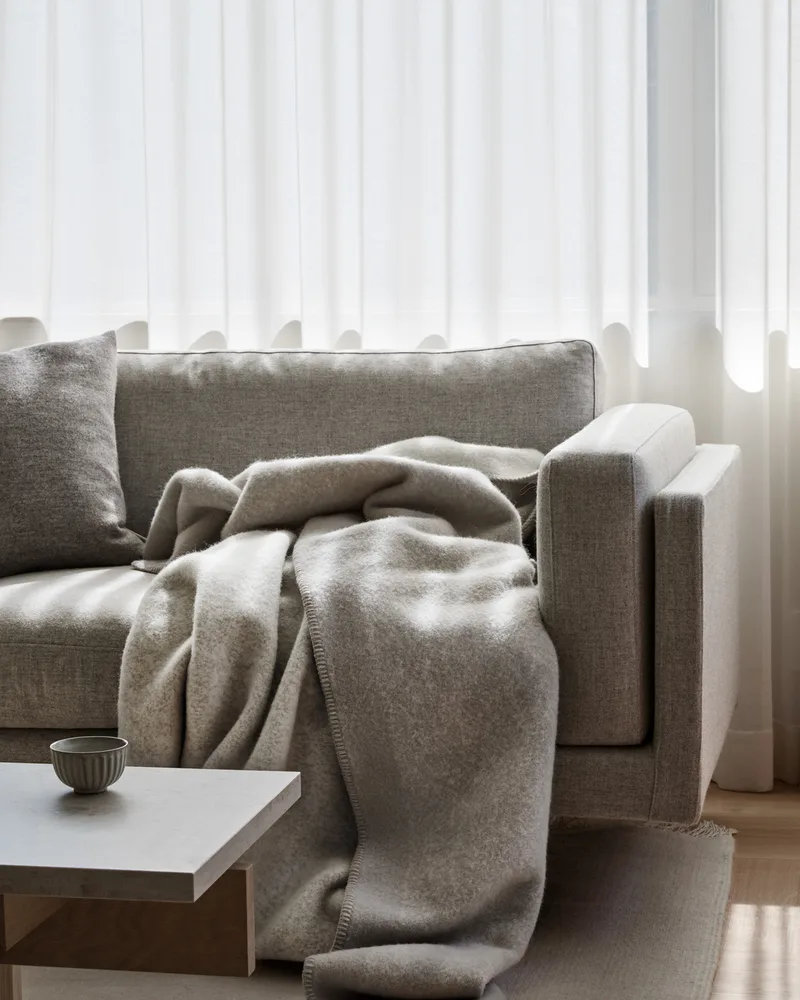 Mineral de Røros Tweed en Flint – photo d’ambiance 6 sur 8