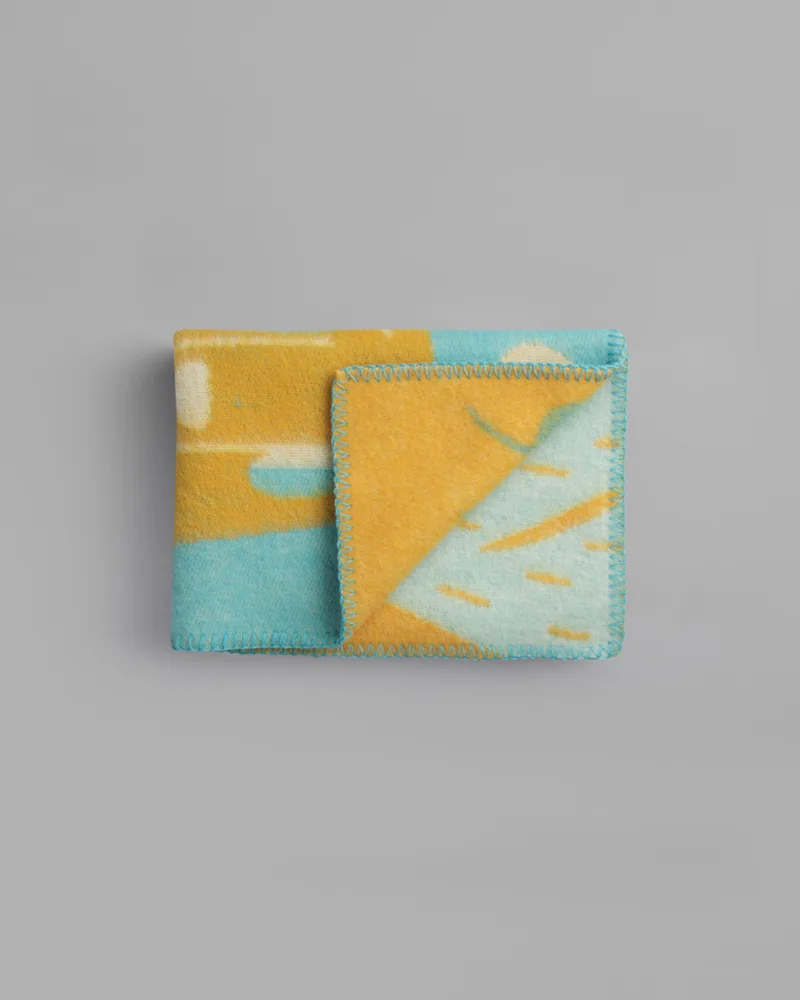 Bamse by Røros Tweed in Turquoise/orange – product photo 7 of 7