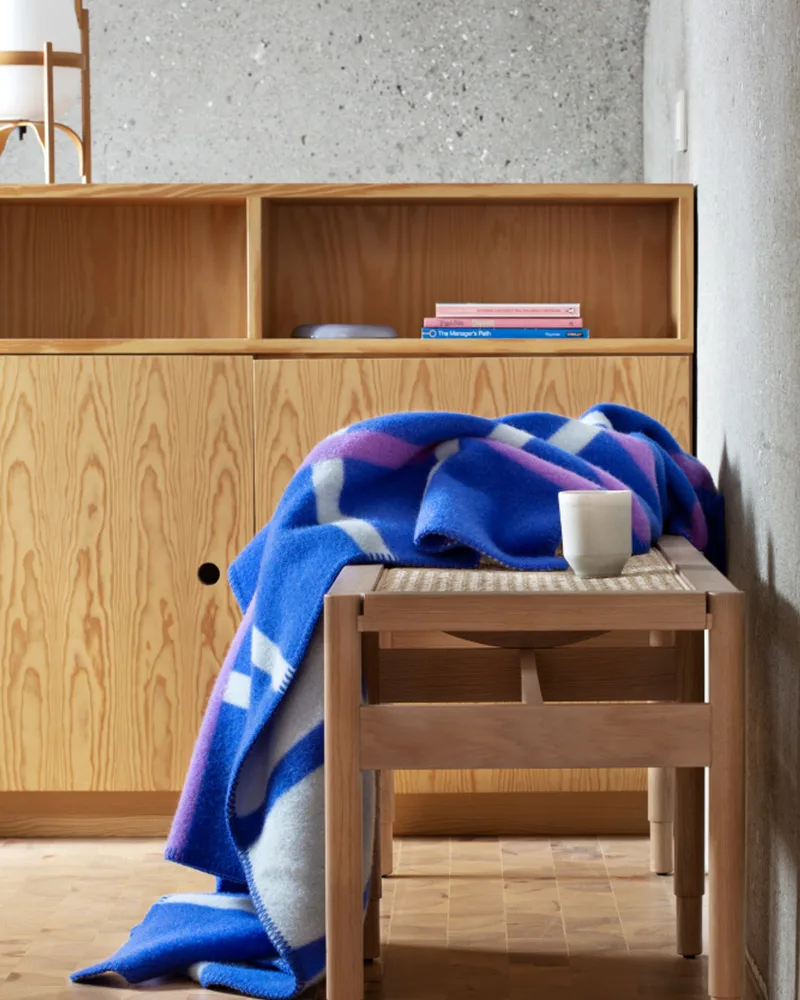 Knut by Røros Tweed in Cobolt Blue – interior photo 5 of 9
