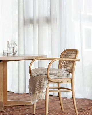 Mello de Røros Tweed en Warm grey – photo d’ambiance 4 sur 6