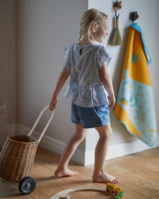 Bamse by Røros Tweed in Turquoise/orange – interior photo 5 of 7
