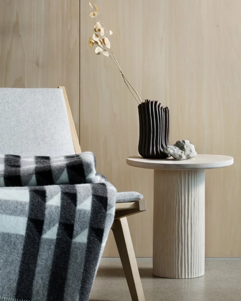 Kvam de Røros Tweed en Greyscale – photo d’ambiance 3 sur 4