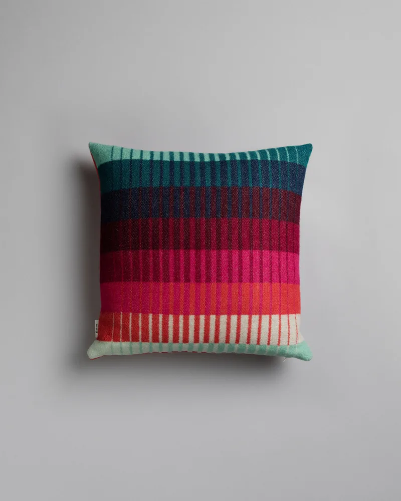 Åsmund Gradient von Røros Tweed in Red/turquoise – Produktfoto 2 von 2