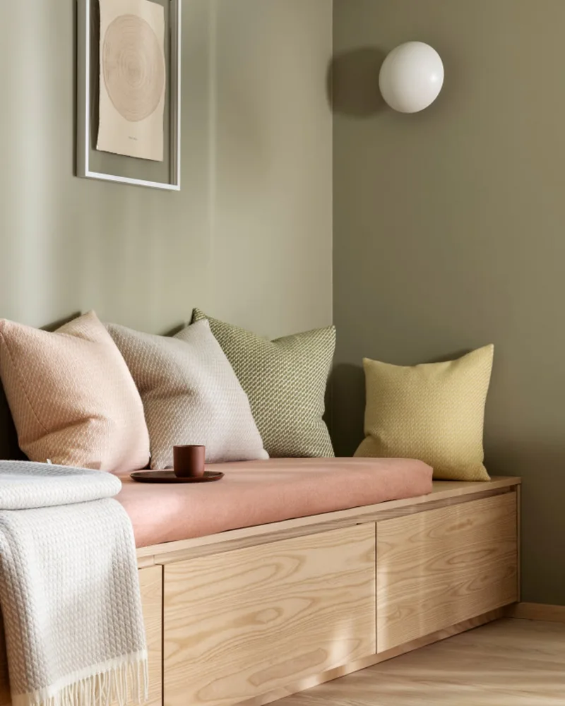 Mello by Røros Tweed in Warm grey – interior photo 2 of 3