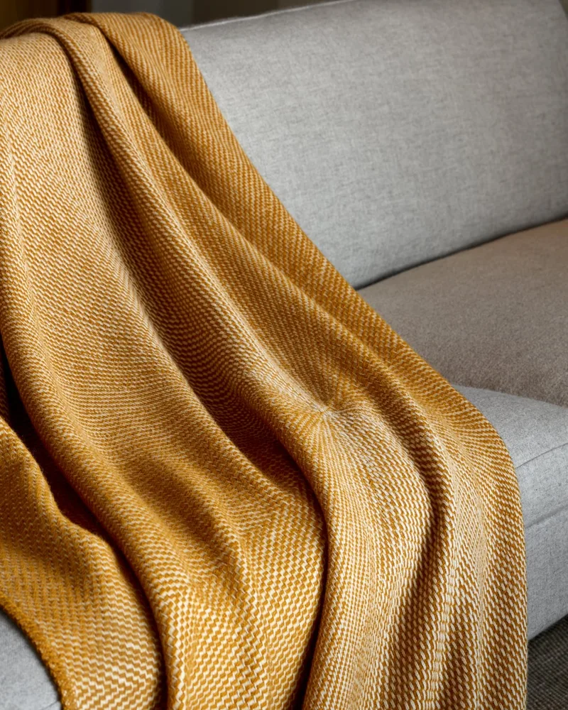 Sun Throw by Røros Tweed in Sun Throw – interior photo 7 of 8
