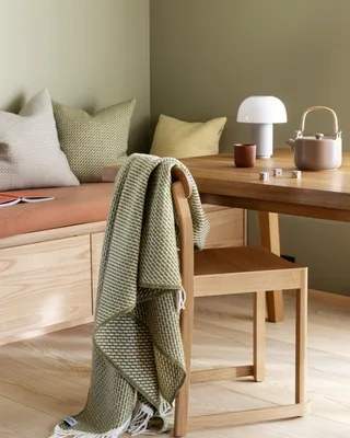 Mello de Røros Tweed en Leaf green – photo d’ambiance 4 sur 6