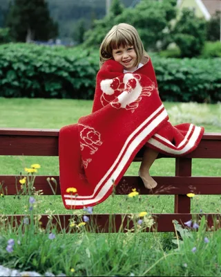 Sau de Røros Tweed en Red – photo d’ambiance 3 sur 4