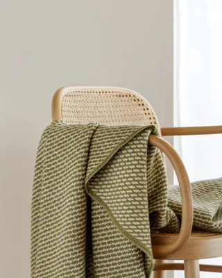 Mello de Røros Tweed en Leaf green – photo d’ambiance 3 sur 6