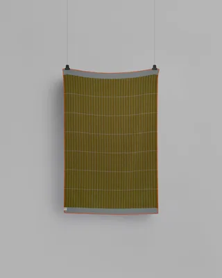 Kassett de Røros Tweed en Moss Green/Light Blue Grey – photo du produit 1 sur 6