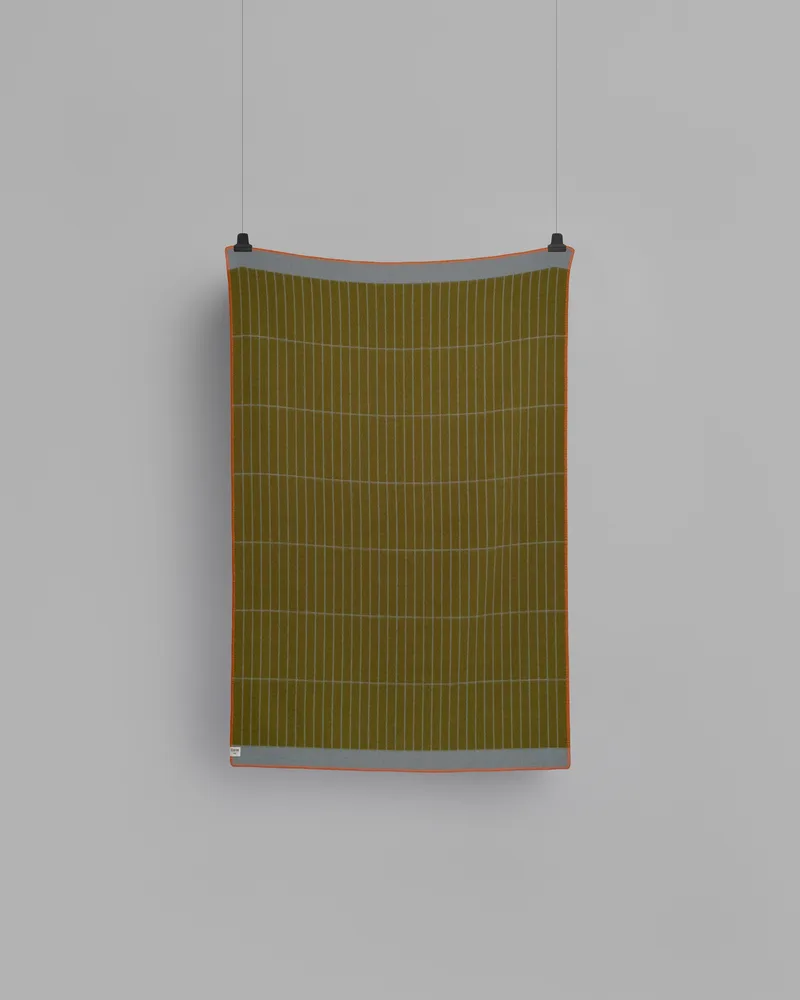 Kassett de Røros Tweed en Moss Green/Light Blue Grey – photo du produit 1 sur 6